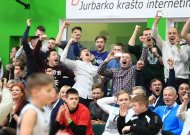 RKL prezidentas buvo sužavėtas Jurbarko sirgaliais.