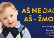 Kovo 21-ąją minima Pasaulinė Dauno sindromo diena