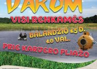 DAROM organizatoriai kviečia jurbarkiečius į talką prie karjero