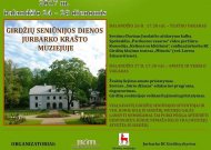 Girdžių seniūnijos dienos Jurbarko krašto muziejuje
