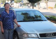 Gėlės ir vairavimas – senjorės jurbarkietės Adelės mėgstamiausi užsiėmimai