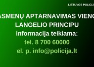 Vieno langelio paslauga