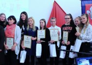 2016 metų geriausių rajono sportininkų, komandų pagerbimo akimirka.