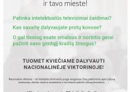 Jurbarko krašto gyventojus pasitikrinti žinias apie Lietuvą kviečia Nacionalinė viktorina!