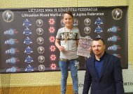 Edvinas Kvieska I vieta. Su treneriu M. Smirnovu.