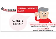 Gegužė - geros klausos mėnuo. Klausos sutrikimai - nebe vyresnių žmonių problema