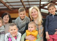 Penkių sūnų mama Daiva augina savąją laimę