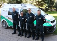 Šalies policininkų vardą Estijoje gina ir Jurbarko pareigūnė