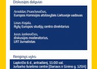 Diskusija „Europos pusryčiai:  nuo kultūros iki saugumo – kas svarbu kiekvienam europiečiui?“
