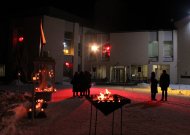 Atminimo valanda Laisvės gynėjų dienai paminėti - prie simbolinių laužų (VIDEO)