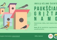 Miškininkai kviečia į inkilų kėlimo šventę „Paukščiai grįžta namo“