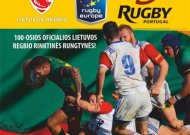 Lietuvos regbio rinktinė galingųjų portugalų iššūkį priims JURBARKE (video)