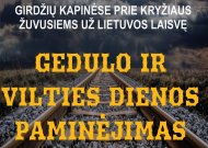 Jurbarko krašte vyksta Gedulo ir Vilties dienai skirti renginiai