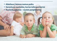 Šeimos kortelė su lengvatomis – jau pakeliui