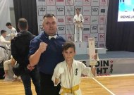 Vicečempionas Benas Jonaitis kartu su treneriu A. Enčeriu.