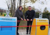 Jaunimo parke – neįprastas renginys prie naujų konteinerių