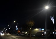 Jurbarke Dariaus ir Girėno gatvėje modernizuotas apšvietimas