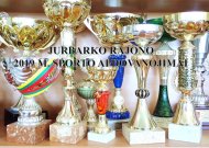Geriausių 2019 metų rajono sportininkų apdovanojimuose palikta intriga