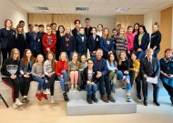Seredžiaus mokykloje-daugiafunkciame centre lankėsi Seimo pirmininkas