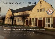 Jurbarkas. Lietuva. Vasario 27-oji. Sukaktys ir renginiai.