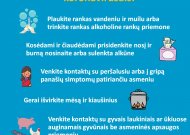 Jurbarko rajone stabdomas ugdymo procesas, draudžiami renginiai