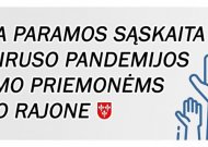 Rajone atidaryta sąskaita pandemijos suvaldymo priemonėms