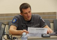 Jurbarko rajono policijos komisariato viršininkas Aivaras Dumčius.