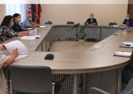 Įvyko pasitarimas dėl didėjančio sergamumo COVID19 liga Jurbarko rajone