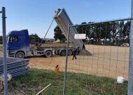 Trečias dublis – pradėti Naujamiesčio progimnazijos aikštyno darbai