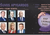 Šiandien Jurbarke - Karšuvos apygardos kandidatų į Seimą debatai (apklausa)