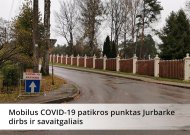Mobilus COVID-19 patikros punktas Jurbarke dirbs ir savaitgaliais