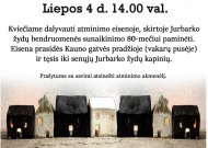 Rajono meras kviečia jurbarkiečius į Atminimo eiseną