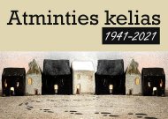 Liepos 4 d. – eisena „Atminties keliu“ prasidės nuo sinagogų aikštės memorialo
