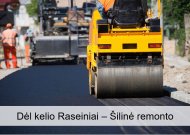 DĖL KELIO RASEINIAI – ŠILINĖ REMONTO