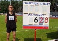 Tarp Lietuvos lengvosios atletikos jaunučių čempionato prizininkų - ir jurbarkietis