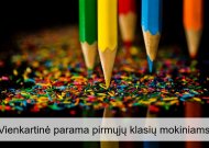 Kviečiame teikti prašymus dėl vienkartinės paramos pirmųjų klasių mokiniams