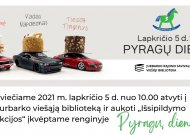 Penktadienį Jurbarko biblioteka vėl pakvips pyragais