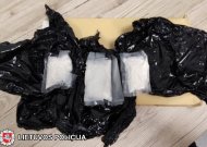 Jurbarke kriminalistai sulaikė 1,2 kilogramo psichotropinės medžiagos – amfetamino ir jo pasiimti atėjusius du Jurbarko gyventojus