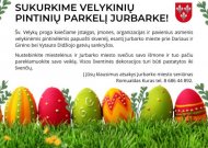Velykų proga šiais metais miesto skveras džiugins miestelėnus ir svečius