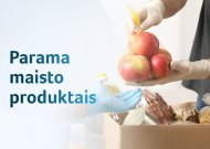 Balandį bus dalijami maisto produktai nepasiturintiems šalies gyventojams