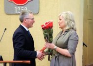 Savivaldybės padėkos meno mokyklos direktorei