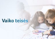 Ministrė M. Navickienė: Vaiko teisių strategija karo akivaizdoje – ypač aktuali