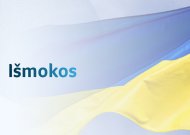 Ukrainiečiai gali kreiptis dėl išmokos įsikurti ir kompensacijos vaiko ugdymui