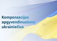 Priėmusieji ukrainiečius gyventojai ir verslas jau gali kreiptis kompensacijos