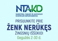 Organizuojama socialinė akcija „Ženk nerūkęs“