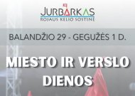 Artėjančių Jurbarko miesto ir verslo dienų orų prognozės