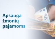 Didesnės socialinės išmokos ir pensijos padės apsaugoti šalies gyventojų pajamas ir perkamąją galią