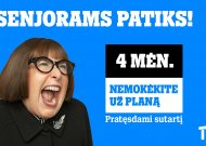 „Tele2“ pasiūlymas senjorams – pratęsus sutartį dabar, už planą nereikės mokėti net 4 mėn.