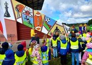 Ištapytą tribūną atidarė mažieji sportininkai