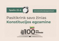 Visuotinė teisinių žinių iniciatyva – Konstitucijos egzaminas